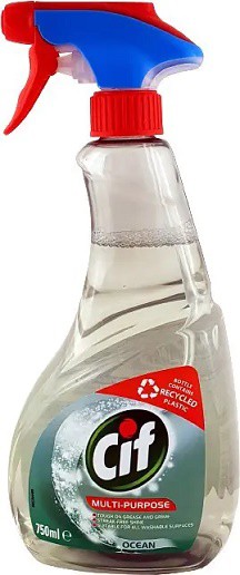 Cif Multi-Purpose oceán 750ml s rozprašo | Čistící a mycí prostředky - Speciální čističe - Koupelny Cif Multi-Purpose oceán 750ml s rozprašo | Čistící a mycí prostředky - Speciální čističe - Koupelny